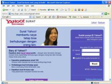 web based email (Yhaoo, GMail)